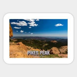 Pikes Peak Colorado Sticker